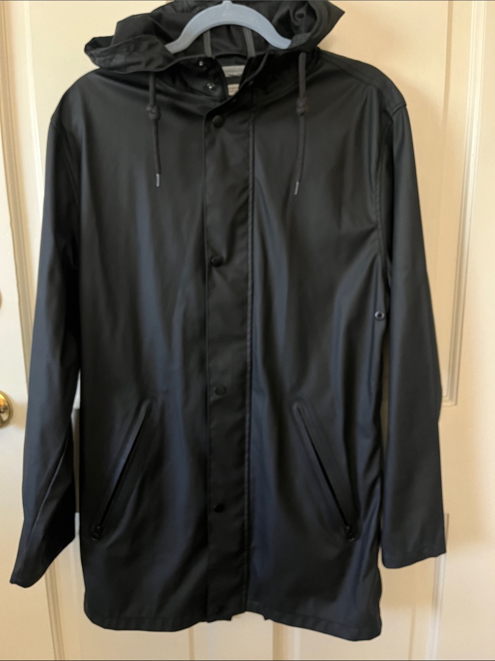 Goodfellow & Co Black Hooded Raincoat